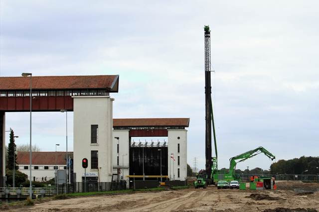 Voortgang bouwwerkzaamheden sluis Eefde